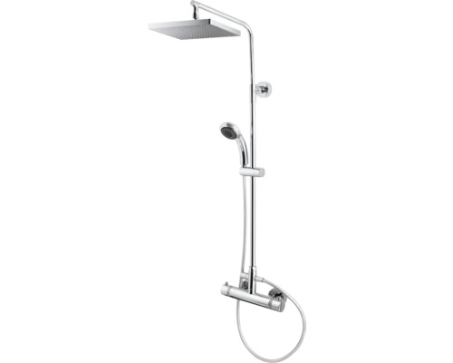 Colonne de douche Breuer Aquamaxx 310 avec thermostat, pommeau de douche carré