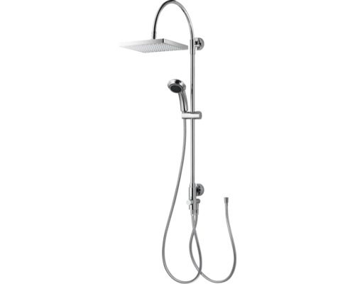 Colonne de douche avec inverseur Breuer Aquamaxx 200 pomme haute carrée chrome 9245008000099