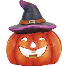 Décoration citrouille d''Halloween avec chapeau de sorcière