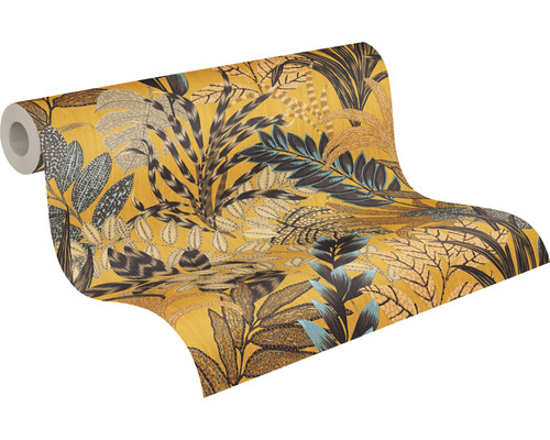 Tapetenrolle mit Blätter und Dschungel Motiv