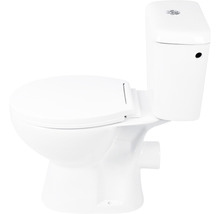 WC-Kombination Set Differnz Tiefspüler mit Spülrand Abgang waagerecht weiß glänzend mit WC-Sitz 38.500.02-thumb-3