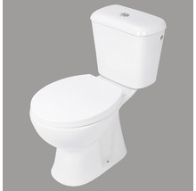 WC-Kombination Set Differnz Tiefspüler mit Spülrand Abgang senkrecht weiß glänzend mit WC-Sitz 38.500.01-thumb-1