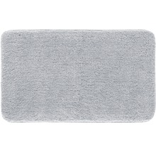 Badteppich Grund Melange 80 x 140 cm silbergrau