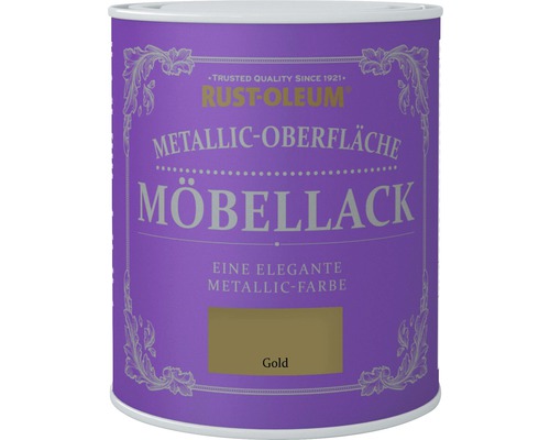 Metallic Möbellack gold 750 ml