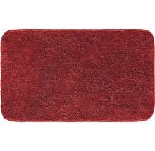 Badteppich Grund Melange 80 x 140 cm rubin
