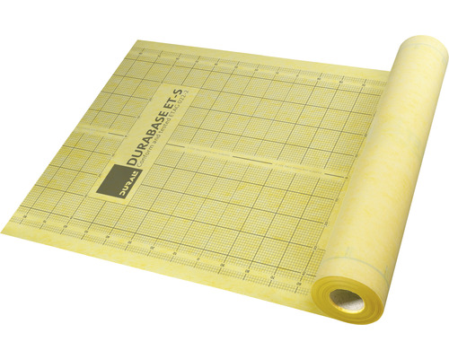 Natte d'étanchéité Dural Durabase CI ET-S jaune 100 cm rouleau de 30 m