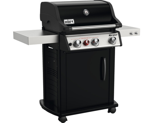 Barbecue à gaz Weber Spirit E-325S GBS noir argent, 3 brûleurs en