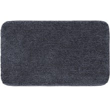 Badteppich Grund Melange 80 x 140 cm dunkelgrau