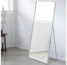Miroir sur pied Chicago aluminium argent 51x150 cm-thumb-0