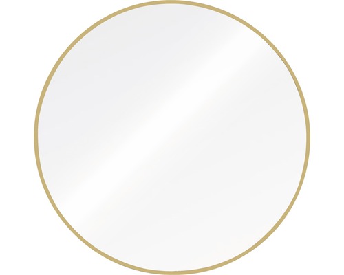 Miroir Chicago aluminium rond or rosé Ø 60 cm