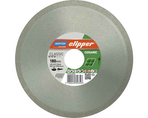 Disque diamanté Norton Clipper Classic Ceramic Ø 115x22,23 mm