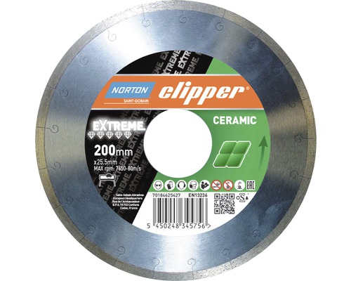 Disque diamanté Norton Clipper Extreme Ceramic Ø 230x25,4 mm