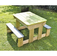 Ensemble de sièges pour enfants en bois pour l''extérieur