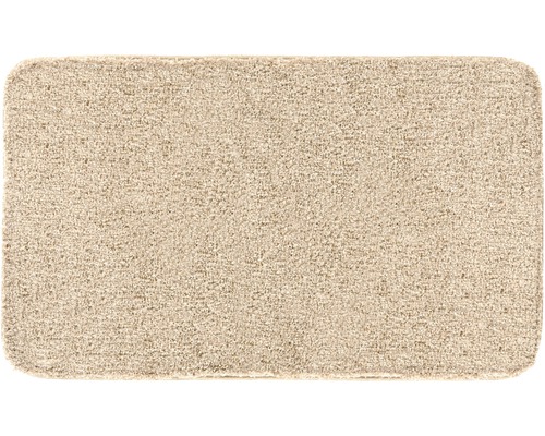 Badteppich Grund Melange 50 x 110 cm beige