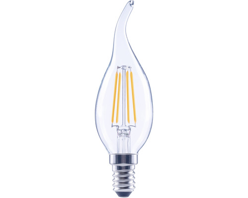 Ampoule en forme de bougie à LED FLAIR CL35 E14/4W(40W) 470 lm 2700 K blanc chaud clair rafale en forme de bougie
