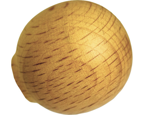 Gros plan d''une boule en bois