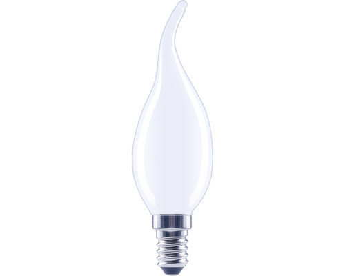 Ampoule en forme de bougie à LED FLAIR CL35 E14/6W(60W) 806 lm 2700 K blanc chaud mat rafale en forme de bougie