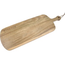 Holzschneidebrett mit Griff und TENNEKER Logo