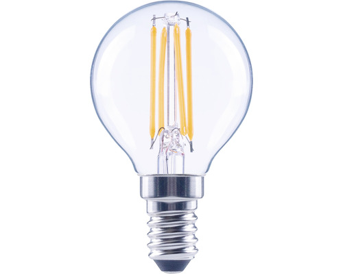 Ampoule sphérique LED à intensité lumineuse variable FLAIR G45 E14/4W(40W) 470 lm 2700 K blanc chaud transparente