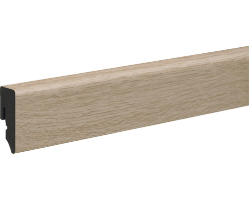 Sockelleiste PVC KU048L Eiche beige FOEI530 2400 x 38,5 x 15 mm Sockelleiste aus Holz