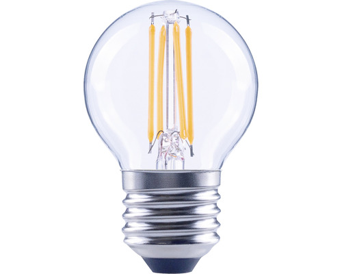 FLAIR LED Tropfenlampe dimmbar G45 E27/4W(40W) 470 lm 2700 K warmweiß klar