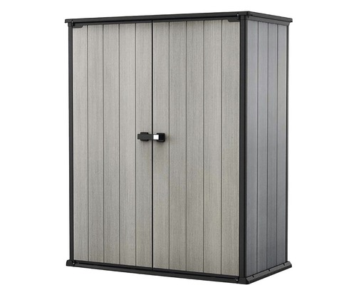 Armoire de jardin Keter Duotech High Store Plus 1400 l 140 x 73 x 170 cm gris Armoire de jardin à deux portes