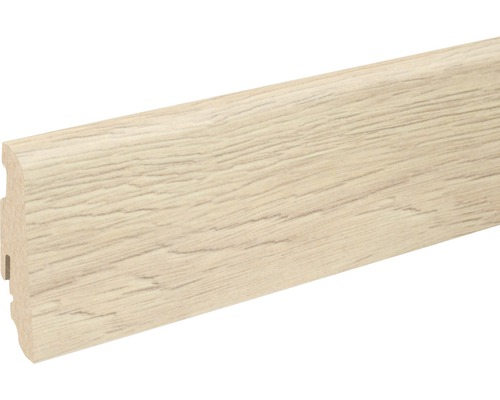 SKANDOR Sockelleiste Madurai Eiche FU60L 19 x 58 x 2400 mm Sockelleiste mit Holzoptik