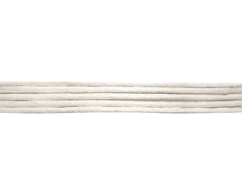 Corde en coton blanc 1mm/5m