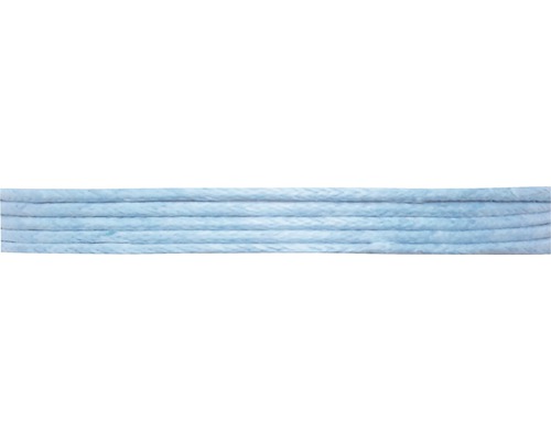 Corde en coton turquoise 1mm/5m