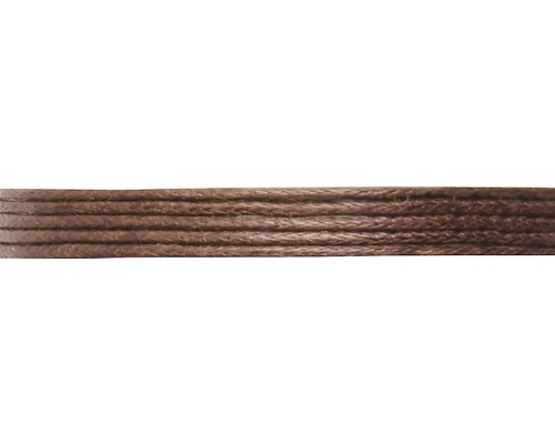 Corde en coton marron foncé 1mm/5m