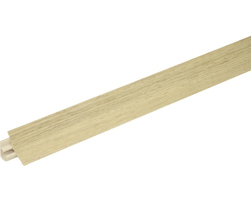 Joint d'étanchéité mural chêne 23 K4421, longueur : 3000 mm Plinthe avec conduit de câbles