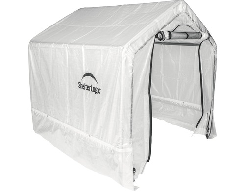 Abri ShelterLogic avec porte enroulable
