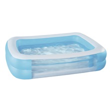 Planschbecken Family-Pool 200 x 150 x 50cm mit Sichtfenster blau