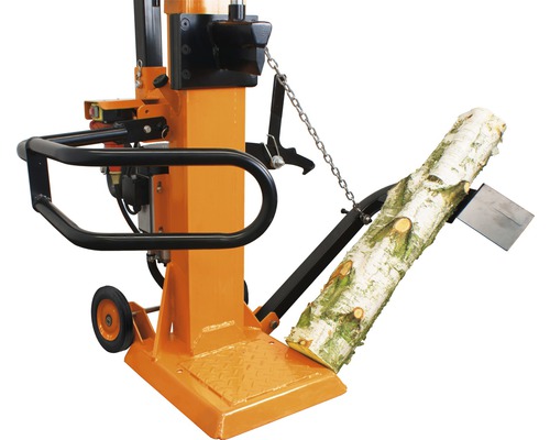 Holzspalter mit einem Holzscheit