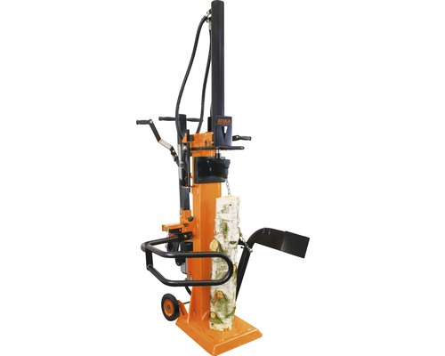 Holzspalter mit Holzscheit