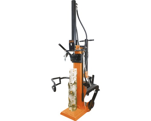 Holzspalter mit Holzstück