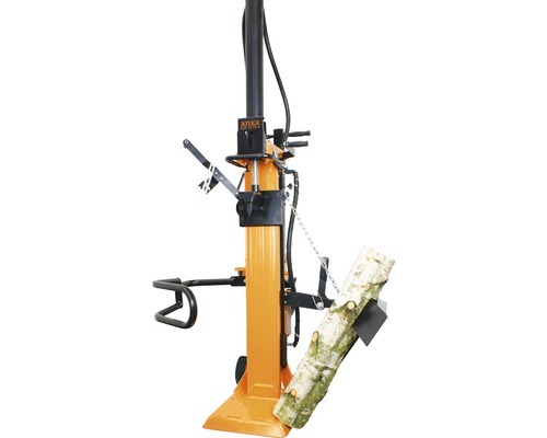 Holzspalter mit Holzscheit