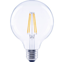 Lampe globe LED FLAIR à intensité lumineuse variable G95 E27/7W(60W) 806 lm 2700 K blanc chaud transparente-thumb-0