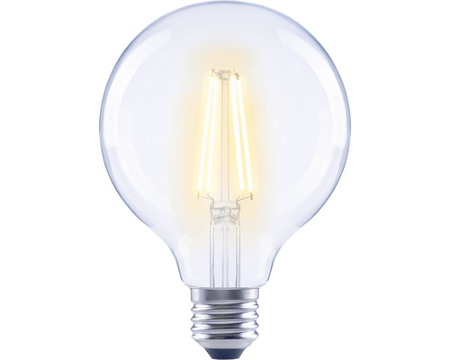 Ampoule LED transparente en forme de sphère avec culot à vis