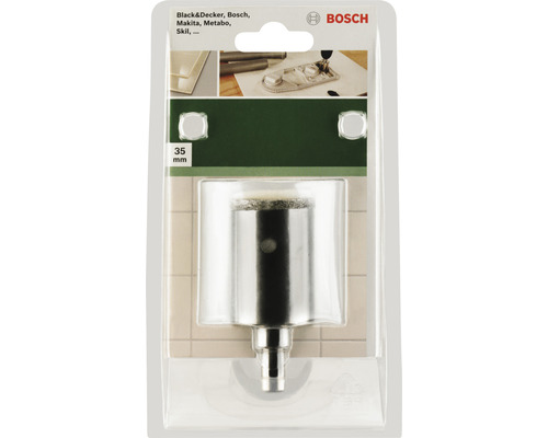 Scie cloche pour carrelage Bosch 35 millimètres dans son emballage