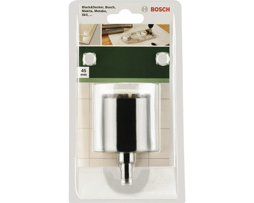 Scie cloche de 45 millimètres de diamètre dans son emballage