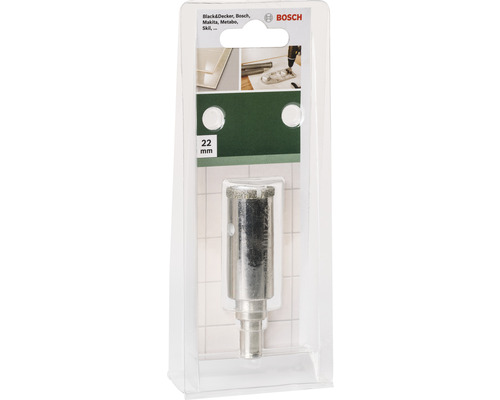 Trépan de forage de 22 millimètres de diamètre dans son emballage