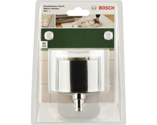 Scie cloche pour carrelage Bosch 65 millimètres dans son emballage