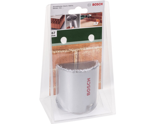 Bosch Lochsäge mit 67 Millimeter Durchmesser in Kunststoffverpackung