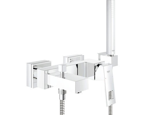 Mitigeur de baignoire GROHE Eurocube chrome brillant 23141000 Mitigeur de baignoire GROHE Eurocube chrome brillant 23141000