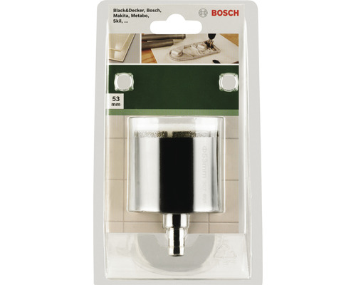 Foret à carreaux Bosch, 53 millimètres, emballé
