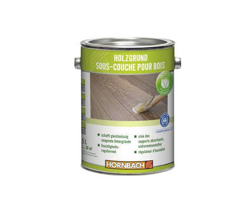 Sous-couche pour bois HORNBACH incolore 2,5 l Sous-couche pour bois HORNBACH incolore 2,5 l