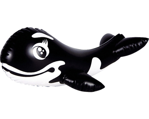 Aufblasbarer Orca als Wasserspielzeug für Kinder
