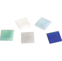 Carreaux de mosaïque en verre carrés de différentes couleurs