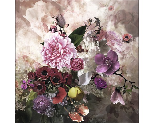 Leinwandbild Baroque Flowermix II 40x40 cm